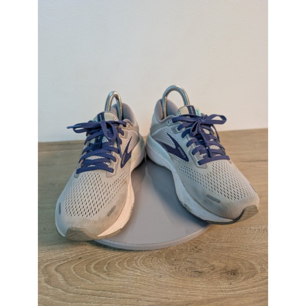 Brooks Adrenaline GTS 22 Women’s Medium B Gray White Running Walking Sz 7.5 FLAW